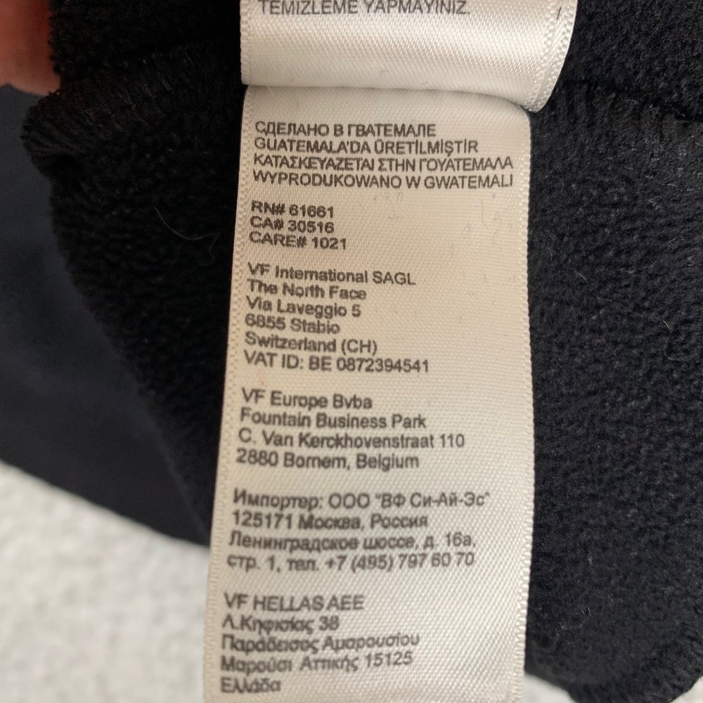 The North Face Hoodie Mens XL Black Soft Fleece Half Dome Pullover Graphic Logo - Picture 10 of 12
